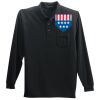 Long Sleeve Silk Touch Polo with Pocket Thumbnail