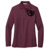 Ladies Silk Touch Long Sleeve Polo Thumbnail