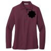 Ladies Silk Touch Long Sleeve Polo Thumbnail