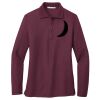 Ladies Silk Touch Long Sleeve Polo Thumbnail