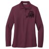 Ladies Silk Touch Long Sleeve Polo Thumbnail