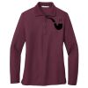 Ladies Silk Touch Long Sleeve Polo Thumbnail