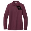 Ladies Silk Touch Long Sleeve Polo Thumbnail
