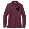 Ladies Silk Touch Long Sleeve Polo Thumbnail