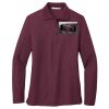 Ladies Silk Touch Long Sleeve Polo Thumbnail