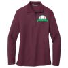 Ladies Silk Touch Long Sleeve Polo Thumbnail