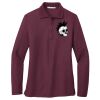 Ladies Silk Touch Long Sleeve Polo Thumbnail