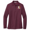 Ladies Silk Touch Long Sleeve Polo Thumbnail