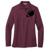 Ladies Silk Touch Long Sleeve Polo Thumbnail