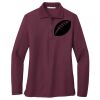 Ladies Silk Touch Long Sleeve Polo Thumbnail