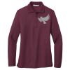Ladies Silk Touch Long Sleeve Polo Thumbnail