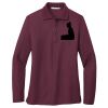 Ladies Silk Touch Long Sleeve Polo Thumbnail