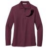 Ladies Silk Touch Long Sleeve Polo Thumbnail
