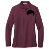 Ladies Silk Touch Long Sleeve Polo Thumbnail