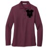 Ladies Silk Touch Long Sleeve Polo Thumbnail