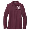 Ladies Silk Touch Long Sleeve Polo Thumbnail