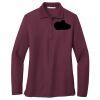 Ladies Silk Touch Long Sleeve Polo Thumbnail