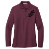 Ladies Silk Touch Long Sleeve Polo Thumbnail