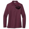 Ladies Silk Touch Long Sleeve Polo Thumbnail