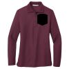 Ladies Silk Touch Long Sleeve Polo Thumbnail