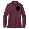 Ladies Silk Touch Long Sleeve Polo Thumbnail