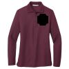 Ladies Silk Touch Long Sleeve Polo Thumbnail