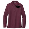 Ladies Silk Touch Long Sleeve Polo Thumbnail