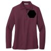 Ladies Silk Touch Long Sleeve Polo Thumbnail