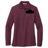 Ladies Silk Touch Long Sleeve Polo Thumbnail