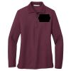 Ladies Silk Touch Long Sleeve Polo Thumbnail