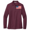 Ladies Silk Touch Long Sleeve Polo Thumbnail