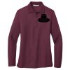 Ladies Silk Touch Long Sleeve Polo Thumbnail