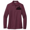 Ladies Silk Touch Long Sleeve Polo Thumbnail