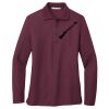 Ladies Silk Touch Long Sleeve Polo Thumbnail
