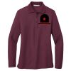 Ladies Silk Touch Long Sleeve Polo Thumbnail