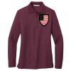 Ladies Silk Touch Long Sleeve Polo Thumbnail