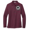 Ladies Silk Touch Long Sleeve Polo Thumbnail