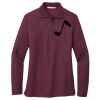 Ladies Silk Touch Long Sleeve Polo Thumbnail