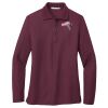 Ladies Silk Touch Long Sleeve Polo Thumbnail