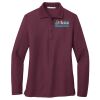 Ladies Silk Touch Long Sleeve Polo Thumbnail